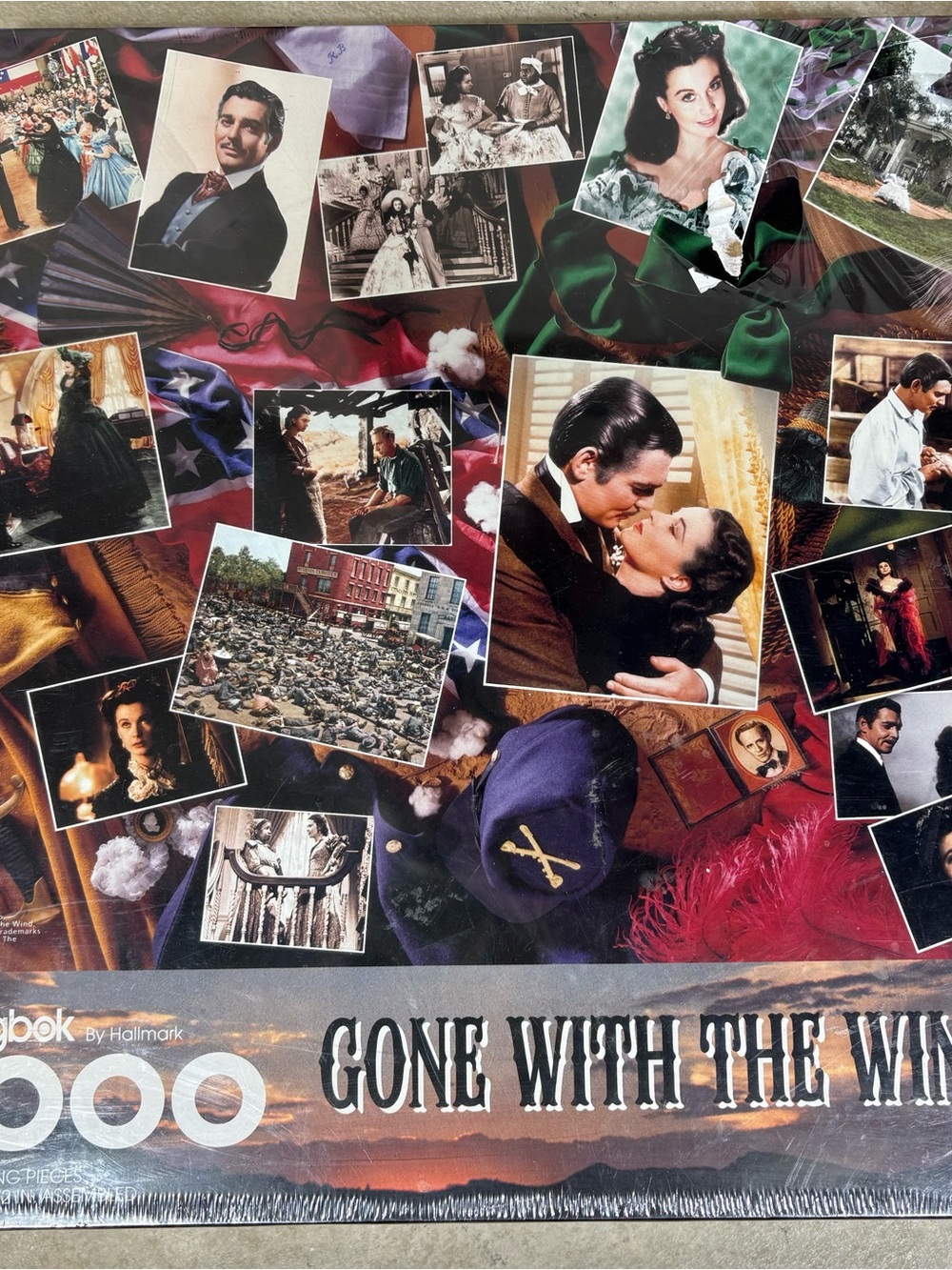 Gone With The Wind Puzzle Springbok Hallmark 2000 Piece Jigsaw 1995 New Sealed